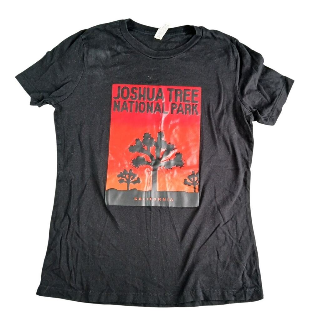 Joshua Tree National Park Tee Unisex Small Black California Bella Canvas Cotton - Picture 1 of 7
